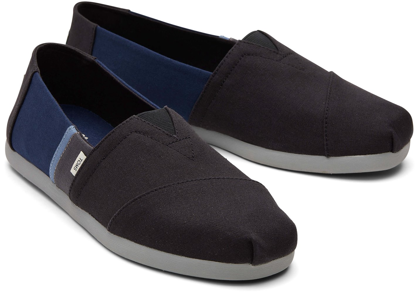 Toms Alpargata Color Block Espadrille Black - Mens - 79238-NEVD